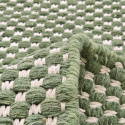 Tapis en laine \' Ovelia \' - Vert et blanc
