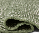 Tapis en laine \' Ovelia \' - Vert et blanc