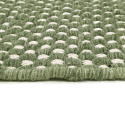 Tapis en laine \' Ovelia \' - Vert et blanc