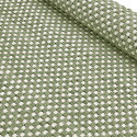 Tapis en laine \' Ovelia \' - Vert et blanc