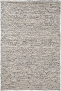 Tapis en laine tressée « Talvia » - Gris foncé
