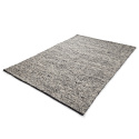Tapis en laine tressée « Talvia » - Gris foncé