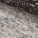 Tapis en laine tressée « Talvia » - Gris foncé