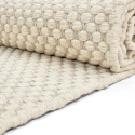 Tapis en laine \' Ovelia \' - Beige/blanc