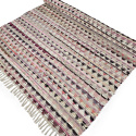 Tapis en chiffons « Lindby » - Multicolore/rose