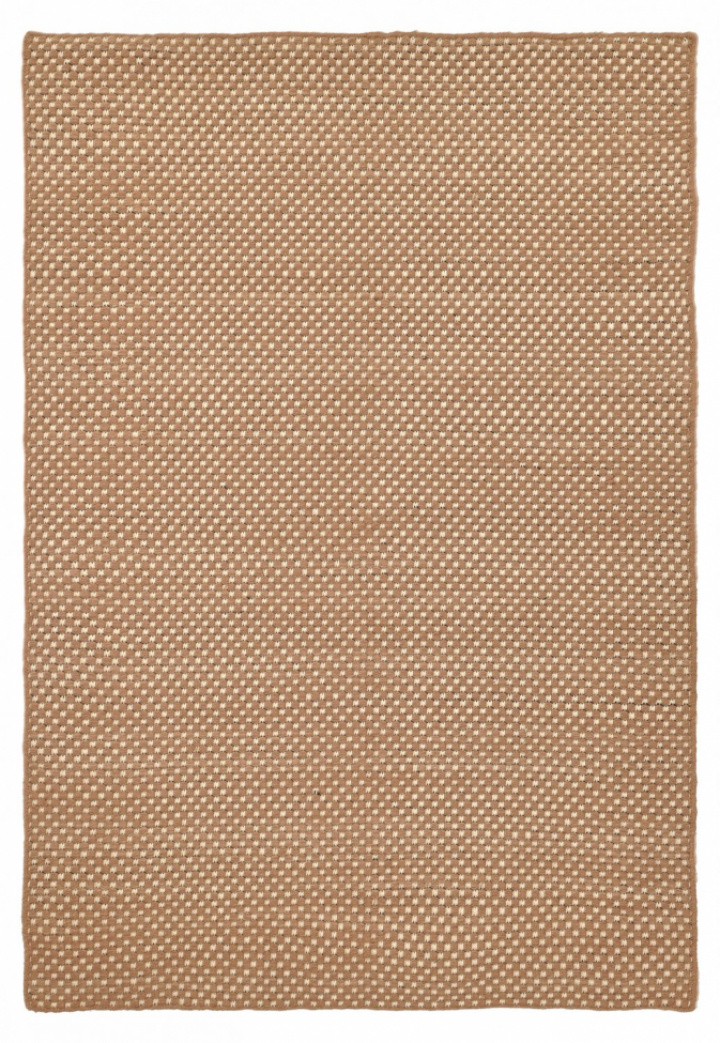 Tapis en laine \' Ovelia \' - Marron/blanc dans le groupe Décoration / Tapis / Tapis en laine chez Reforma (V161)