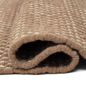 Tapis en laine \' Ovelia \' - Marron/blanc