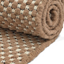 Tapis en laine \' Ovelia \' - Marron/blanc