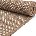 Tapis en laine \' Ovelia \' - Marron/blanc
