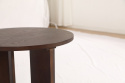 Table basse \'Cr&eacute;me\' Ronde 55 cm - Noyer