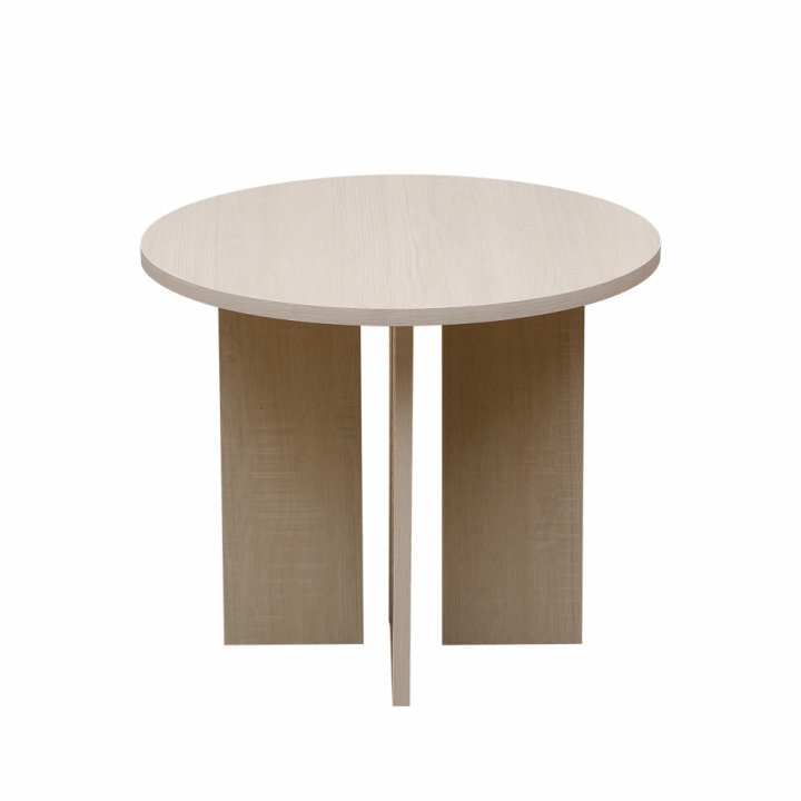 Table basse \'Créme\' Ronde 55 cm - Pigment blanc dans le groupe Meubles / Tables / Table basse chez Reforma (WD-17-1-whitepigmented)