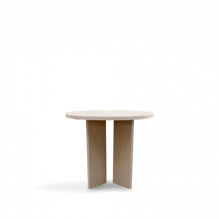 Table basse \'Cr&eacute;me\' Ronde 55 cm - Pigment blanc dans le groupe Meubles / Tables / Table basse chez Reforma (WD-17-1-whitepigmented)