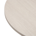 Table basse \'Cr&eacute;me\' Ronde 55 cm - Pigment blanc