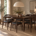 Table à manger \'Fager\' 135 cm - Noyer