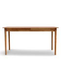 Table &agrave; manger \'Fager\' 135 cm - Pigment blanc