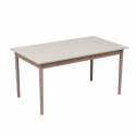Table à manger \'Fager\' 135 cm - Pigment blanc