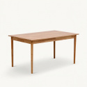 Table &agrave; manger \'Fager\' 135 cm - Pigment blanc