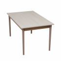 Table à manger \'Fager\' 135 cm - Pigment blanc