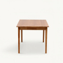 Table &agrave; manger \'Fager\' 135 cm - Pigment blanc