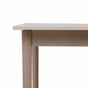 Table à manger \'Fager\' 135 cm - Pigment blanc