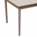 Table à manger \'Fager\' 135 cm - Pigment blanc