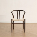 Chaise \'Alta\' - Noyer/Beige