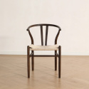 Chaise \'Alta\' - Noyer/Beige