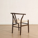 Chaise \'Alta\' - Noyer/Beige
