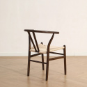 Chaise \'Alta\' - Noyer/Beige