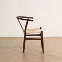 Chaise \'Alta\' - Noyer/Beige