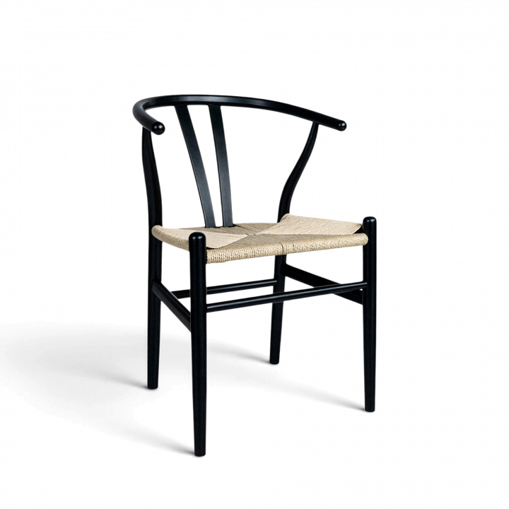 Chaise \'Alta\' - Noir/Beige dans le groupe Meubles / Meubles d\'assise / Chaises chez Reforma (WS-8651A-Black-NEW)