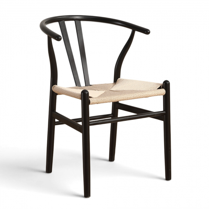 Chaise \'Alta\' - Noir/Beige dans le groupe Meubles / Meubles d\'assise / Chaises chez Reforma (WS-8651A-Black-NEW)