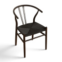 Chaise \'Alta\' - Noyer/Noir
