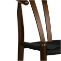 Chaise \'Alta\' - Noyer/Noir