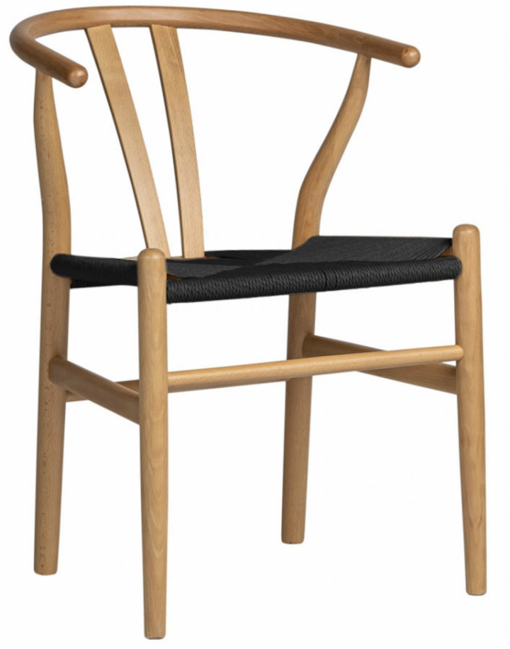 Chaise \'Alta\' - Naturel/Noir dans le groupe Meubles / Meubles d\'assise / Chaises chez Reforma (WS-8651A-Blacknatural-NEW)