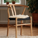 Chaise \'Alta\' - Naturel/Noir