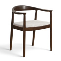 Chaise \'Ask\' - Noyer/Gris