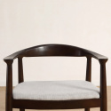 Chaise \'Ask\' - Noyer/Gris