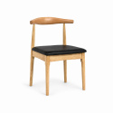 Chaise \'Fager\' - Naturel/Noir