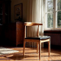 Chaise \'Fager\' - Naturel/Noir