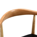 Chaise \'Fager\' - Naturel/Noir