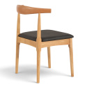 Chaise \'Fager\' - Naturel/Noir