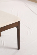 Chaise \'Fager\' - Noyer/Beige