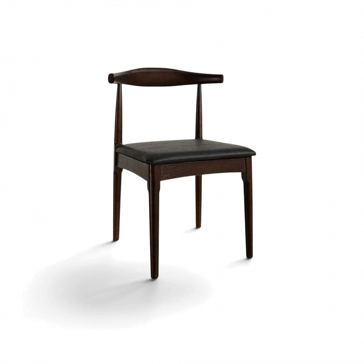 Chaise \'Fager\' - Noyer/Noir dans le groupe Meubles / Meubles d\'assise / Chaises chez Reforma (WS-8662)