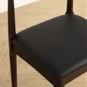 Chaise \'Fager\' - Noyer/Noir