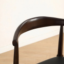 Chaise \'Fager\' - Noyer/Noir