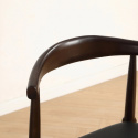 Chaise \'Fager\' - Noyer/Noir