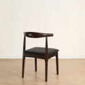 Chaise \'Fager\' - Noyer/Noir