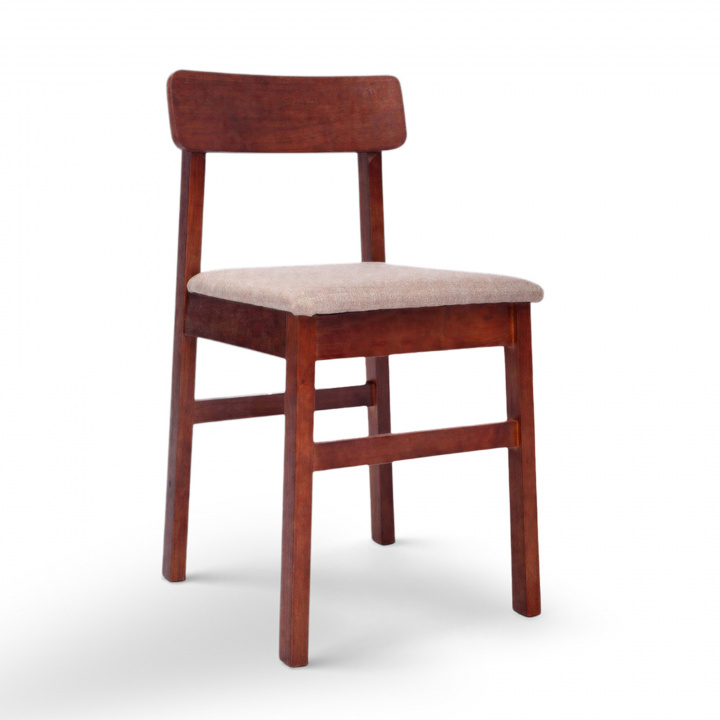 Chaise \'Ålesund\' - Noyer/Beige dans le groupe Meubles / Meubles d\'assise / Chaises chez Reforma (WS-ND004-walnut-beige)