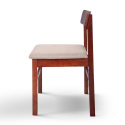 Chaise \'Ålesund\' - Noyer/Beige